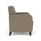 Lesro Siena Lounge Reception Wide Guest Chair, Black, MD Farro Upholstery SN1201 - alternate 2